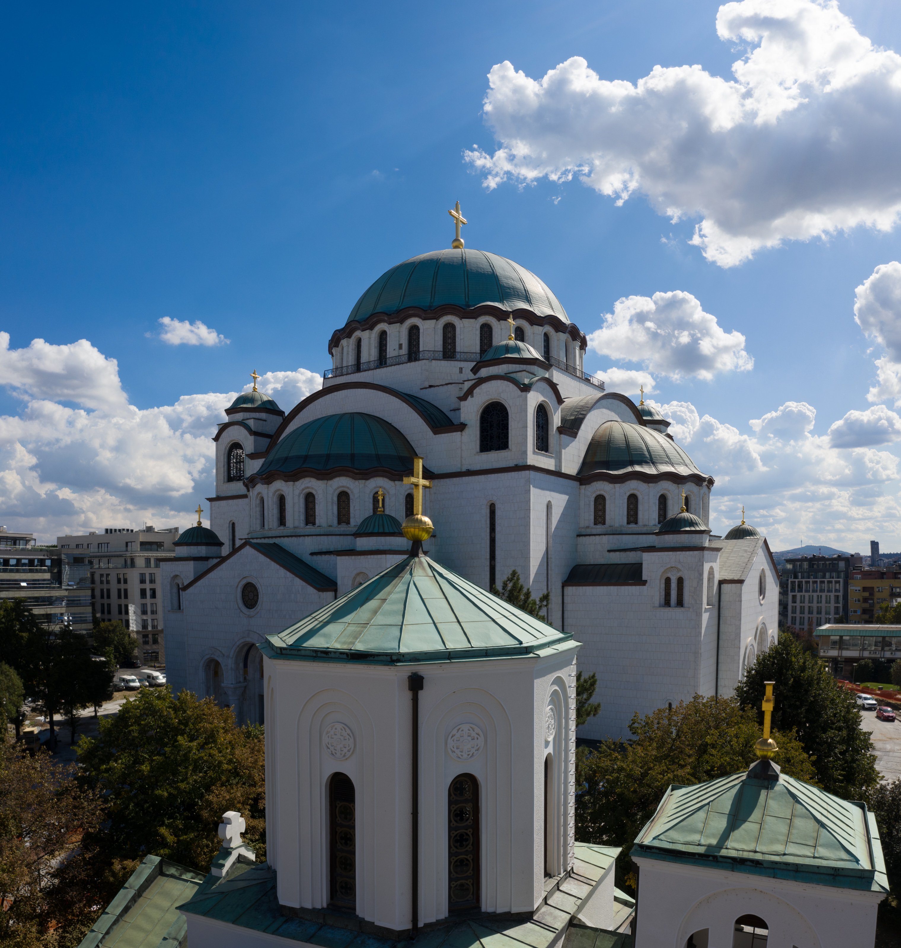 Hram Svetog Save i mala crkva