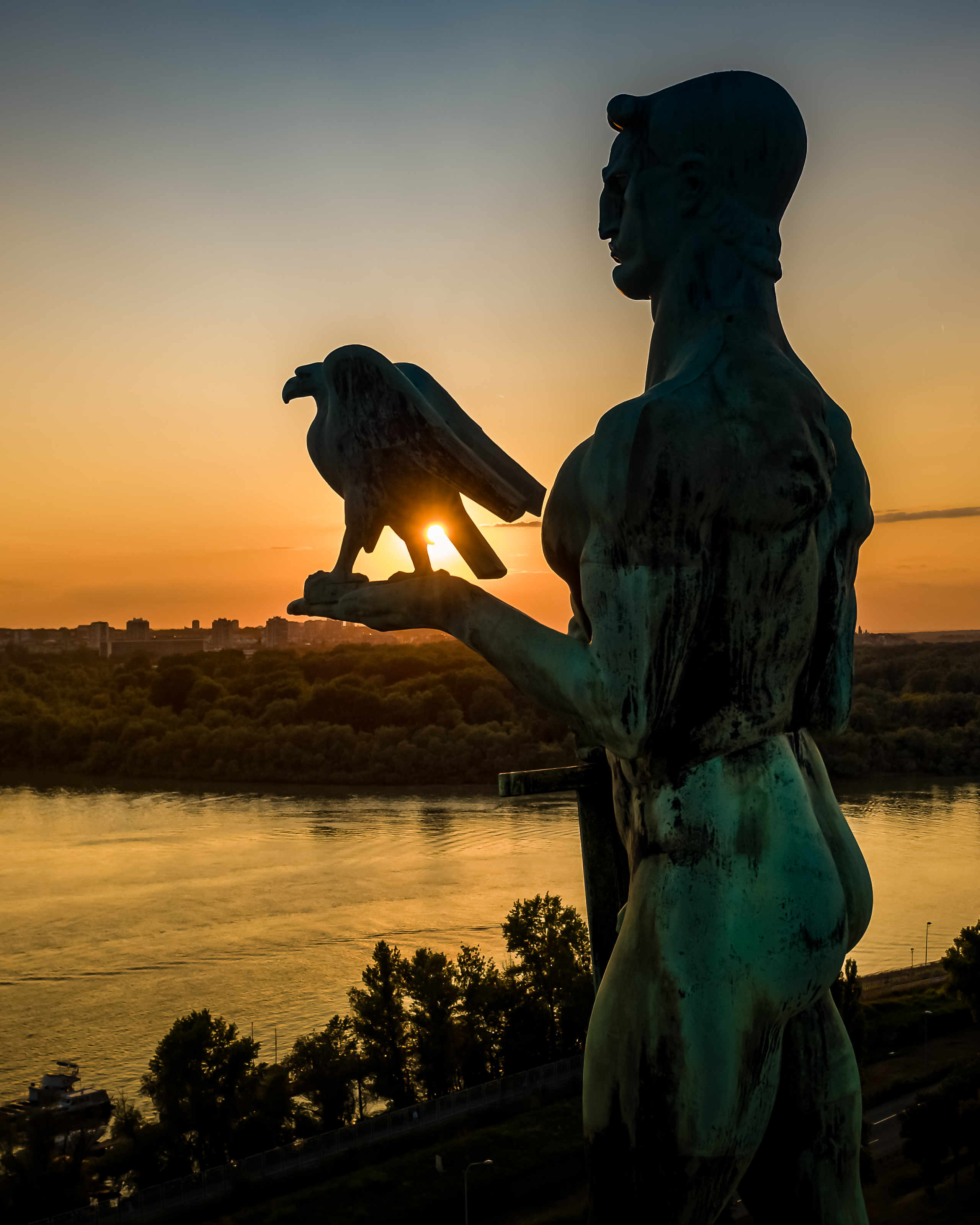 Skulptura Pobednika na Kalemegdanu